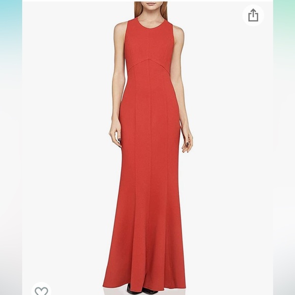 BCBGENERATION Like New Fit & Flare Maxi Dress Size 12 (in Red Ginger) - Picture 2 of 16